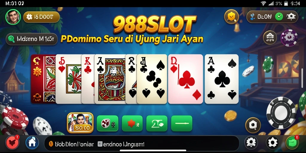 Tampilan menarik dari gameplay 988SLOT dengan efek visual yang memukau.