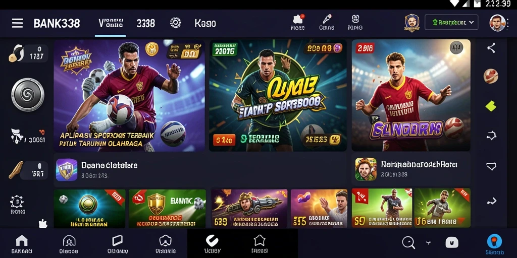 Tampilan gameplay aplikasi Sportsbook BANK338 yang menarik.