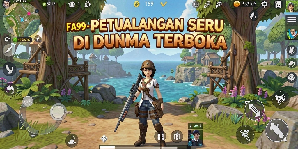 Tangkapan layar permainan FA99 yang menampilkan aksi Open World yang mendebarkan.