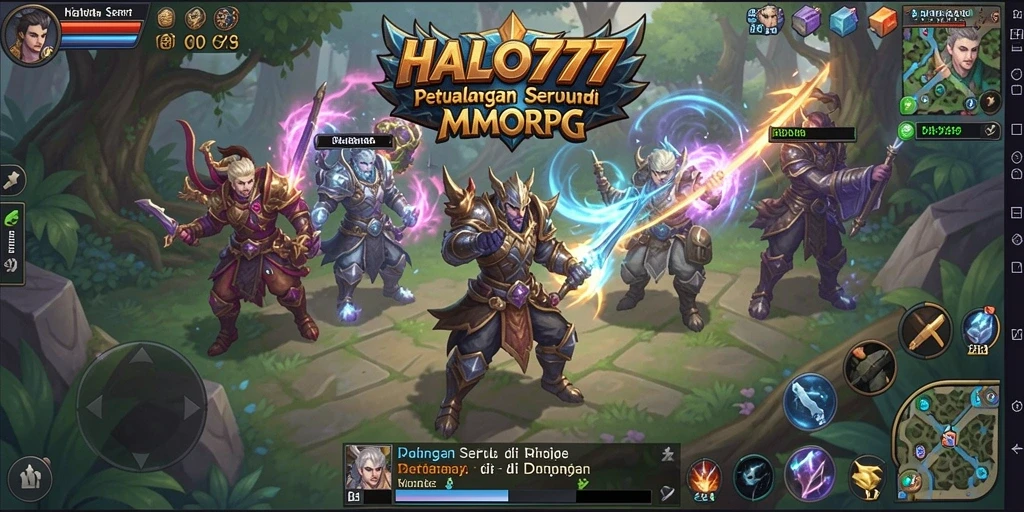 Gameplay HALO777 menampilkan petualangan seru di dunia fantasi MMORPG.
