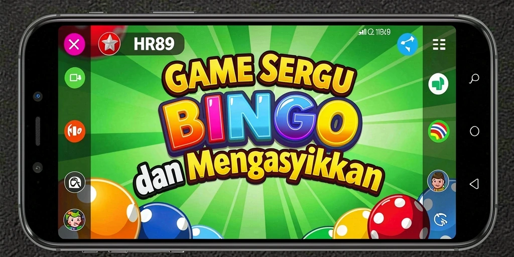 Tampilan gameplay seru dari aplikasi Bingo HR89.
