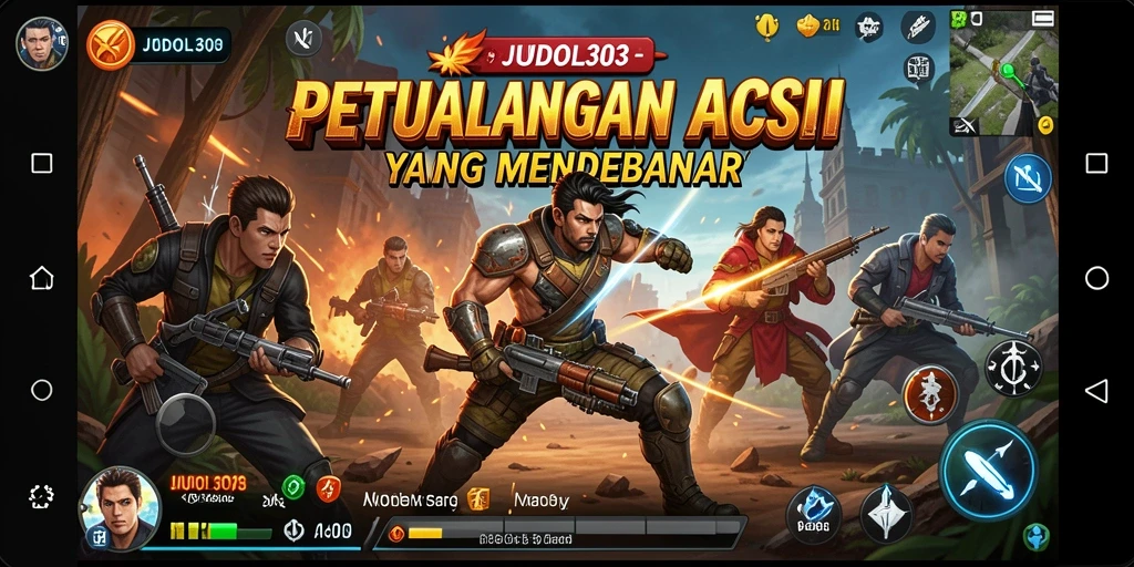 Gameplay mendebarkan JUDOL303 menampilkan pertarungan penuh aksi.