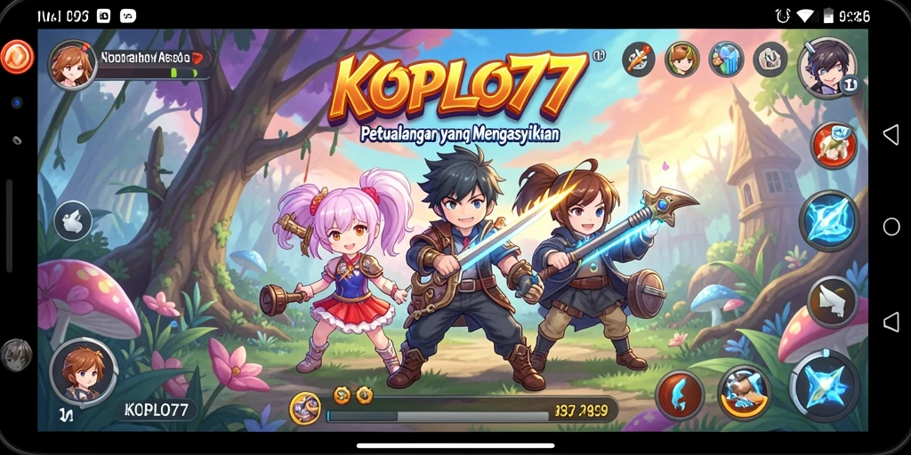 Gameplay seru KOPLO77 dengan karakter anime yang memikat.