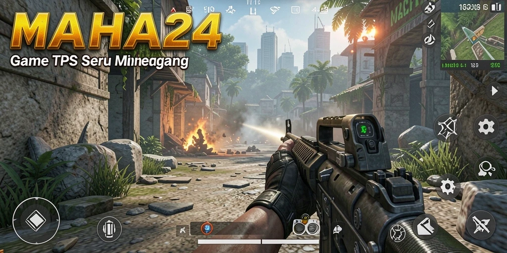 Tampilan gameplay MAHA24 yang menegangkan dan penuh aksi.