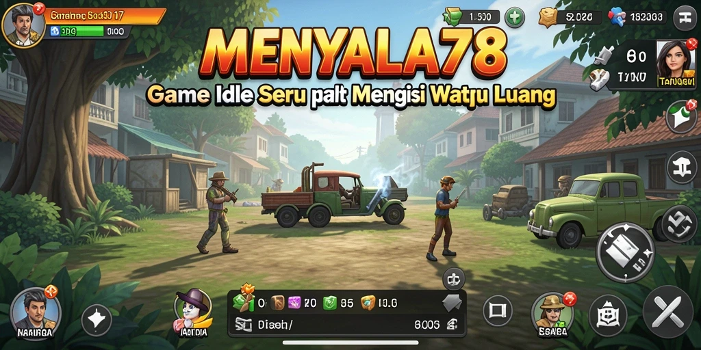 Tampilan gameplay menarik dari MENYALA78 yang menunjukkan kemajuan dalam permainan Idle.
