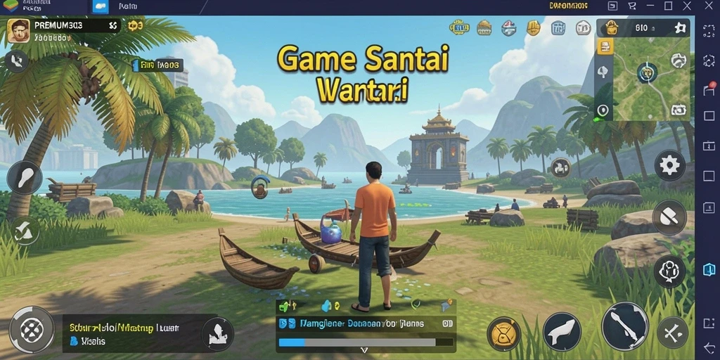 Tampilan utama PREMIUM303 menggambarkan gameplay yang seru dan santai.