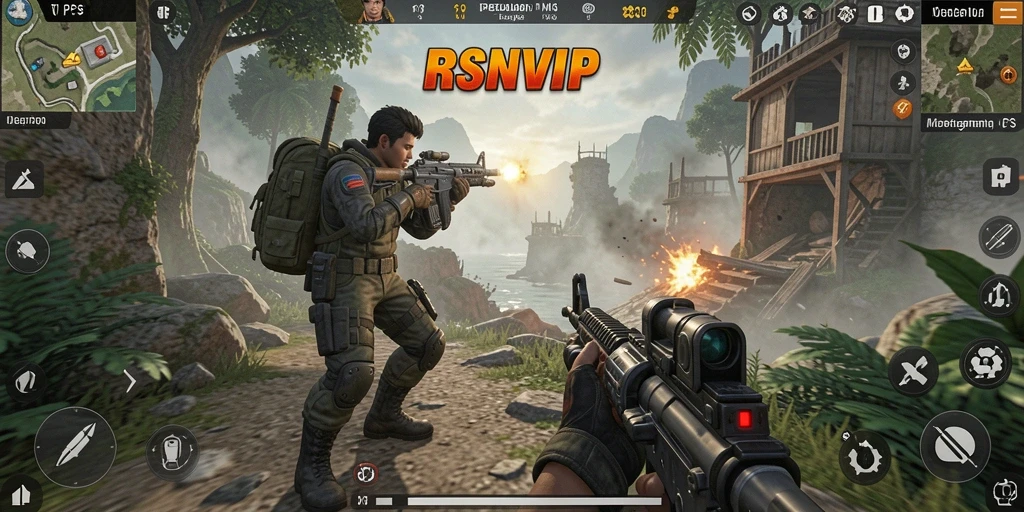 Tampilan gameplay menegangkan di RSNVIP dengan aksi mendebarkan.