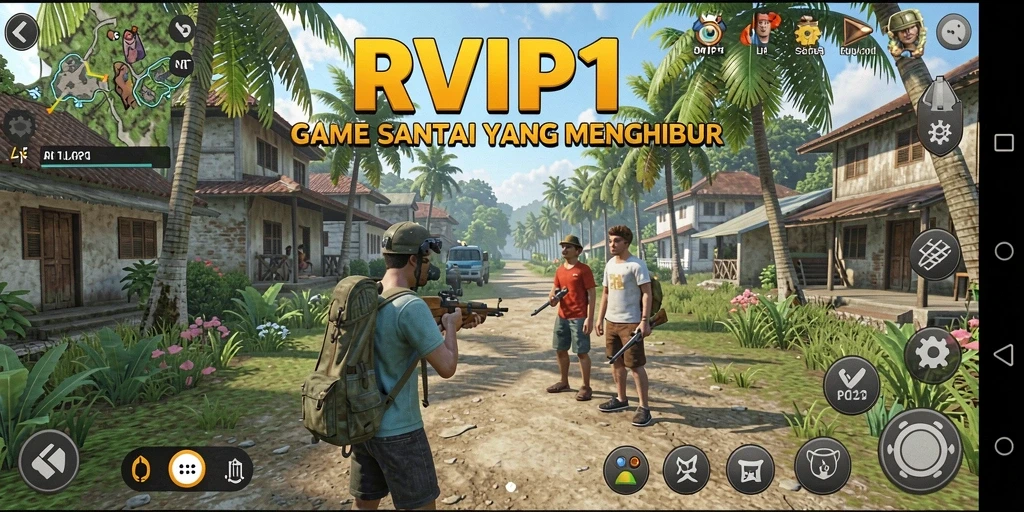 Tampilan gameplay RVIP1 yang menyenangkan dan menghibur.
