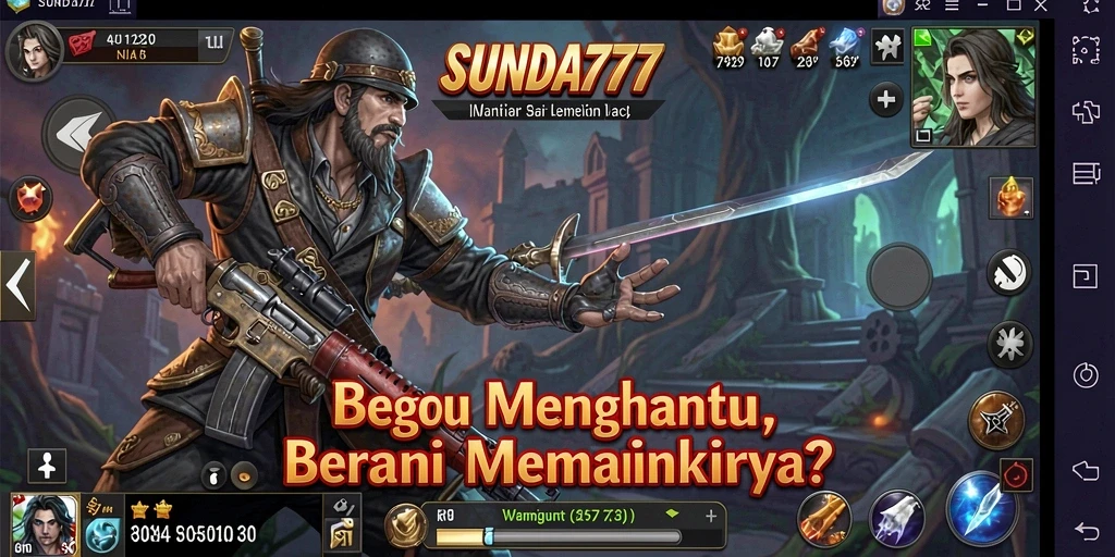 Tangkapan layar SUNDA777 menunjukkan suasana menegangkan dan elemen horror yang mencekam.