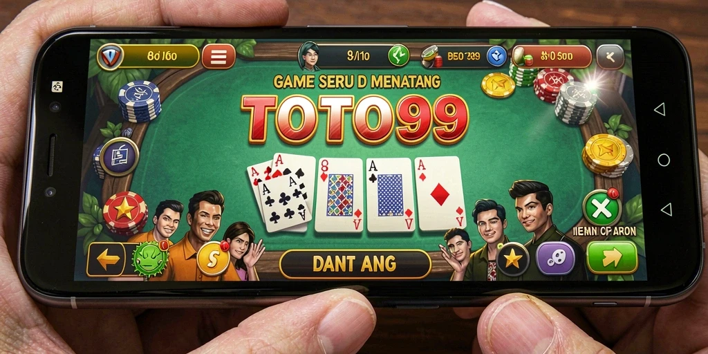 Screenshot dari gameplay seru TOTO99 menampilkan aksi pertandingan Domino.